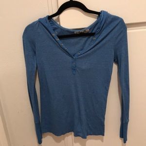 Volcom top with hood